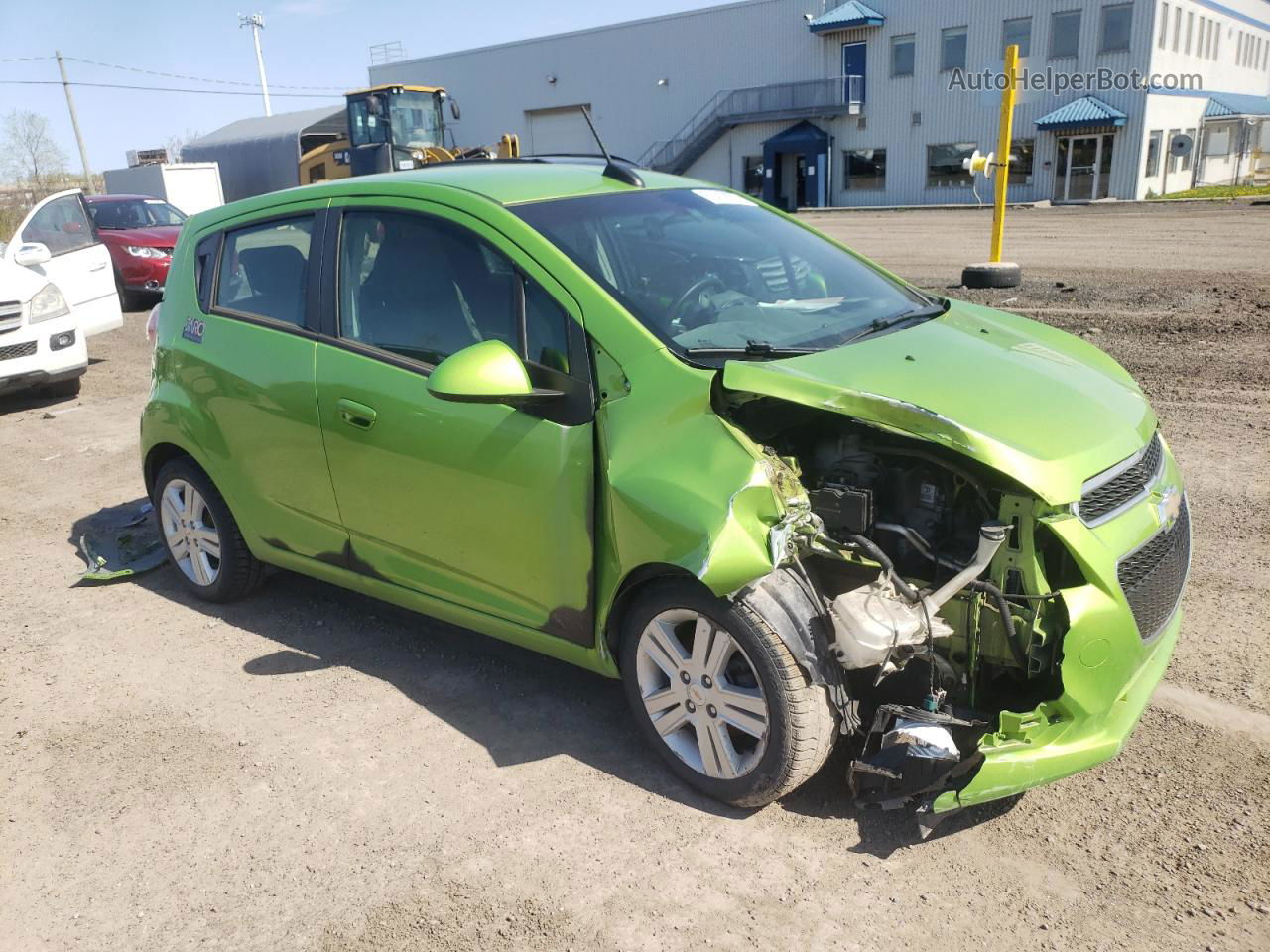 2015 Chevrolet Spark 1lt Green vin: KL8CD6S95FC756049