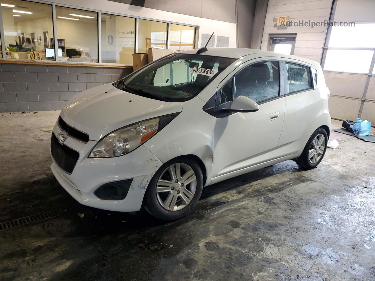 2015 Chevrolet Spark 1lt White vin: KL8CD6S95FC784627