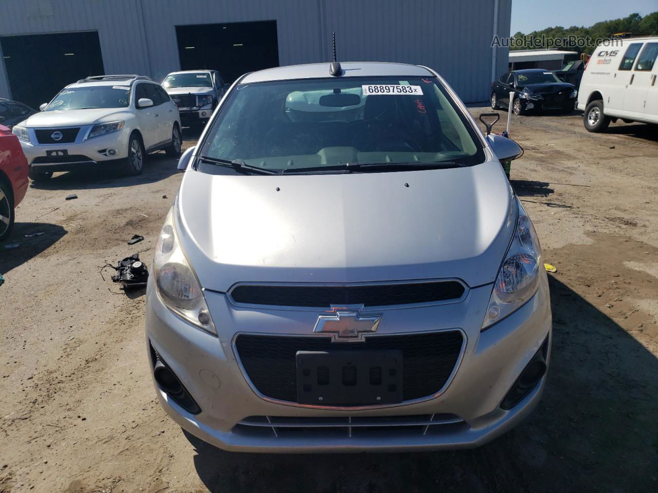 2015 Chevrolet Spark 1lt Silver vin: KL8CD6S95FC809493