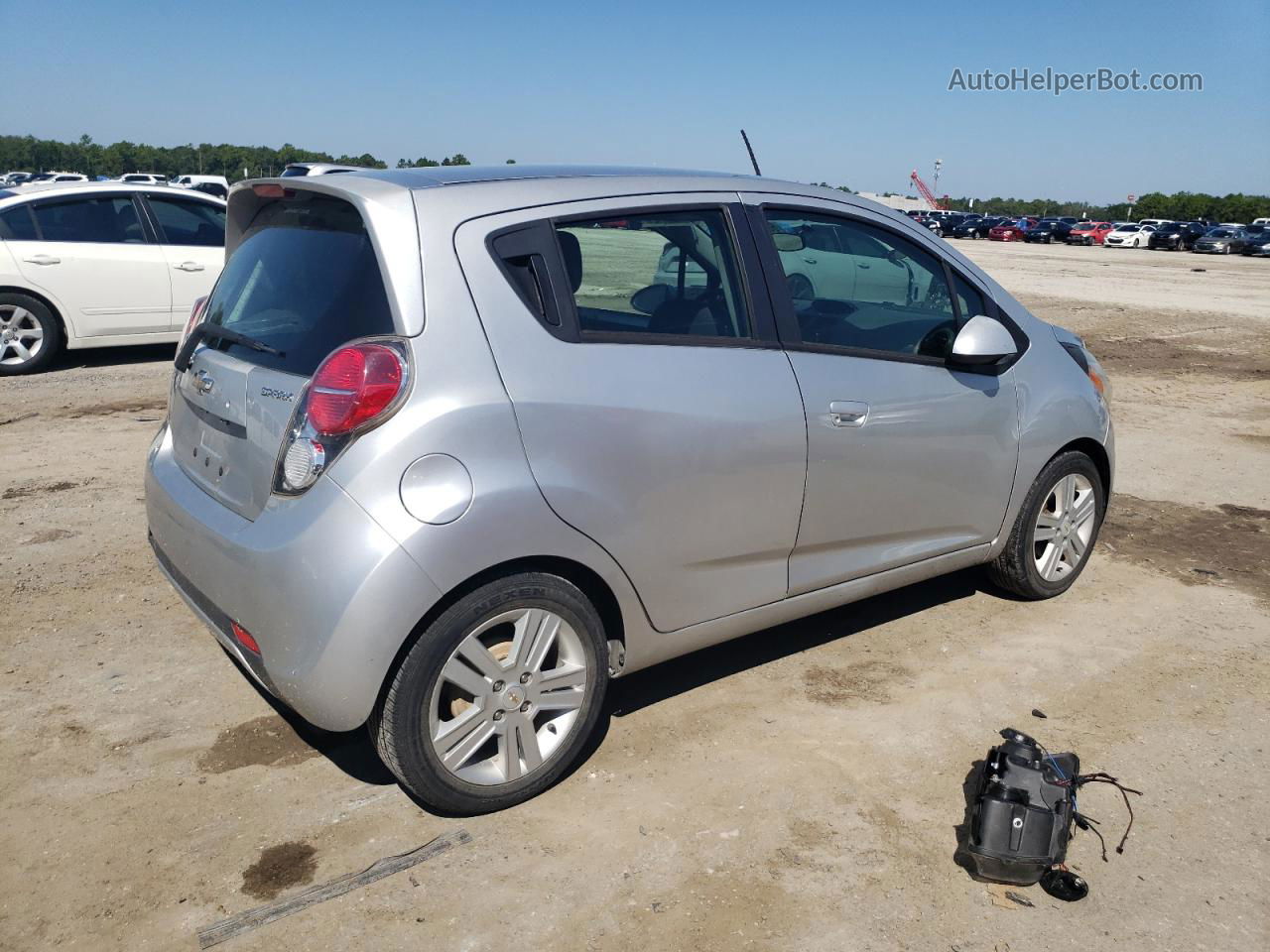 2015 Chevrolet Spark 1lt Silver vin: KL8CD6S95FC809493