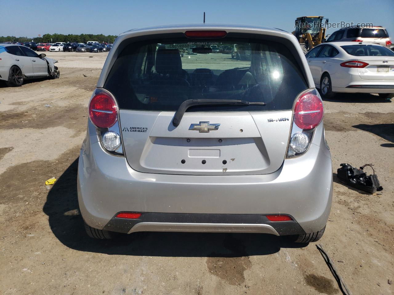 2015 Chevrolet Spark 1lt Silver vin: KL8CD6S95FC809493