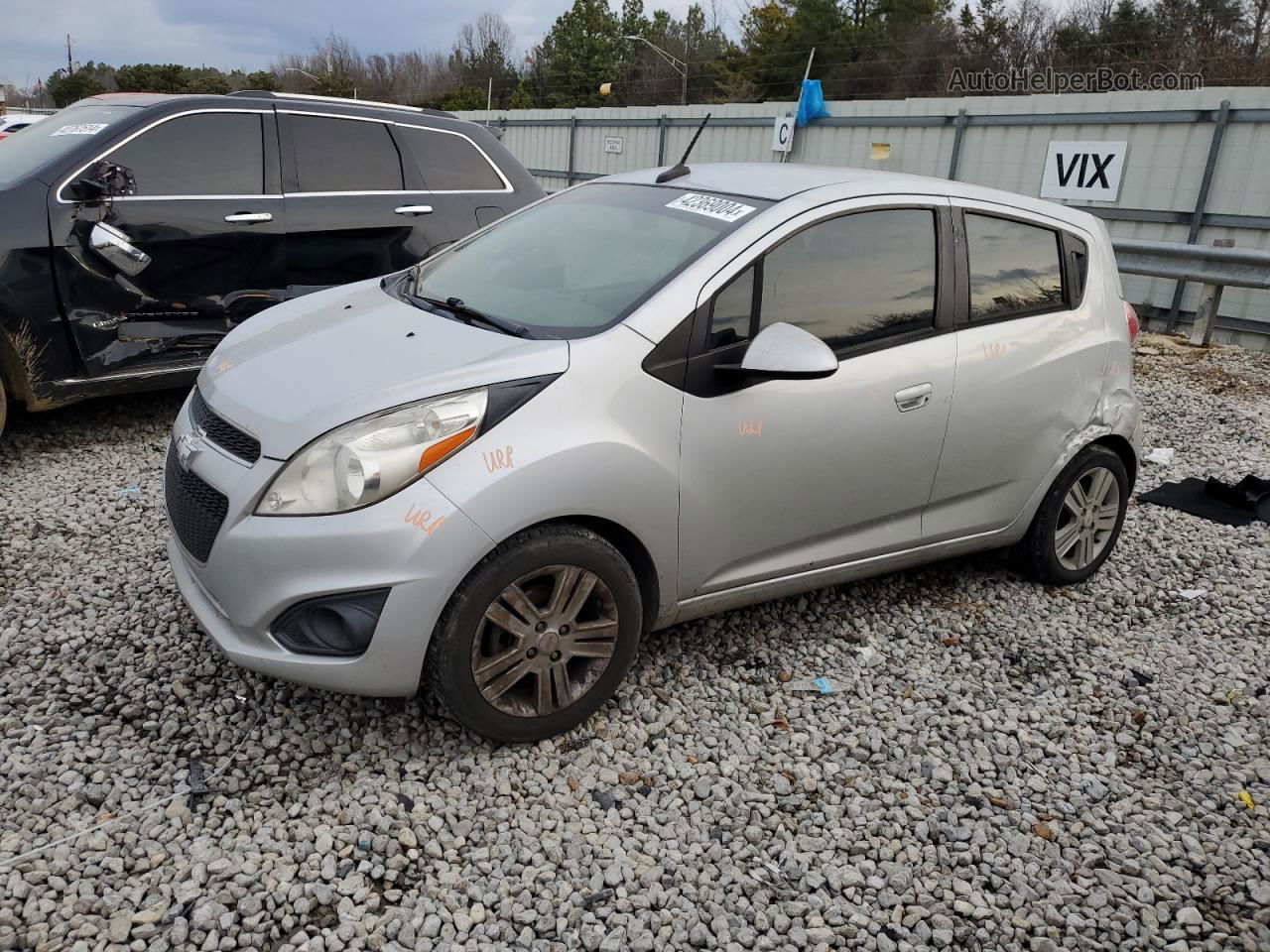 2013 Chevrolet Spark 1lt Серебряный vin: KL8CD6S96DC507630