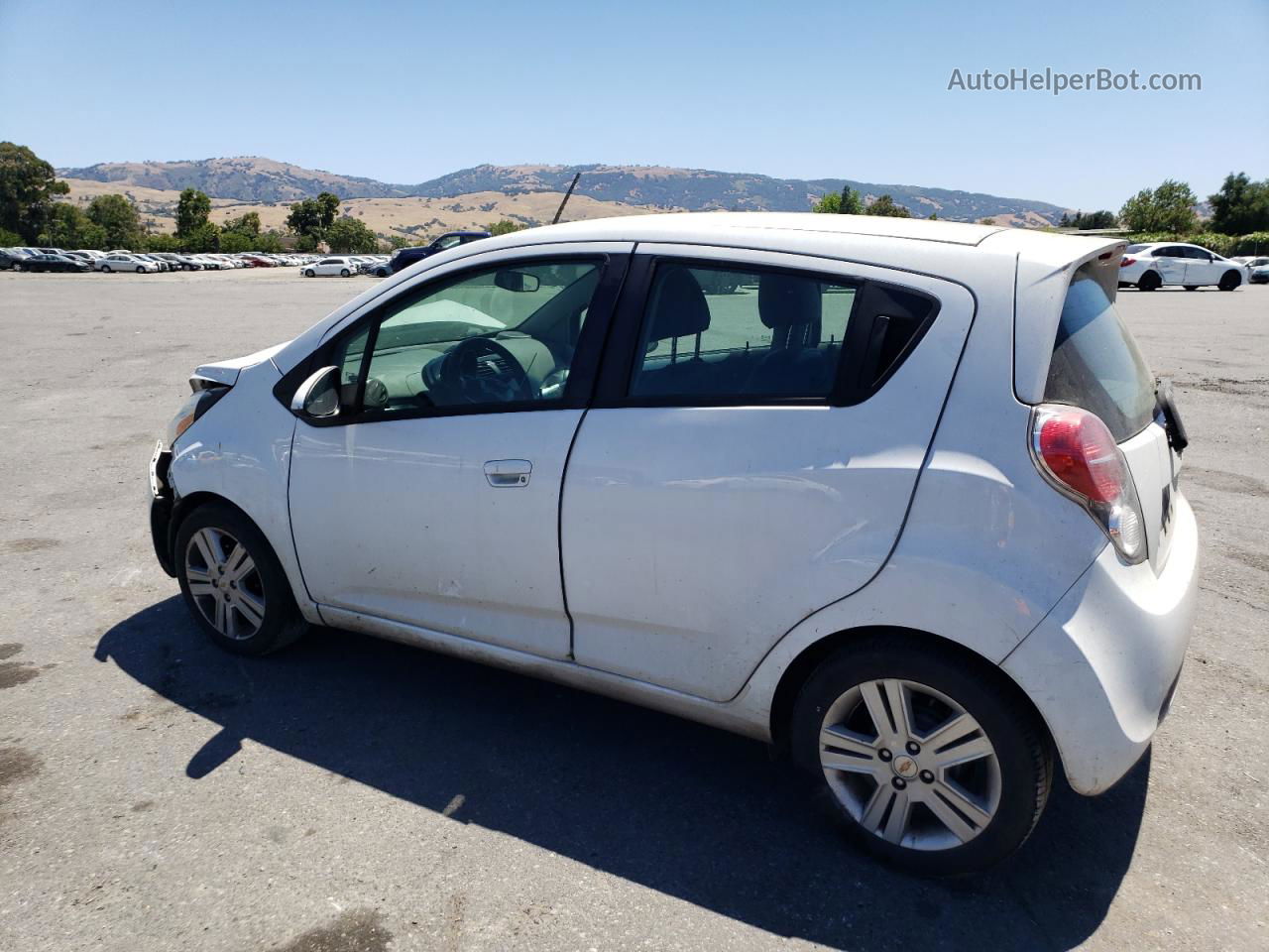 2013 Chevrolet Spark 1lt White vin: KL8CD6S96DC518773