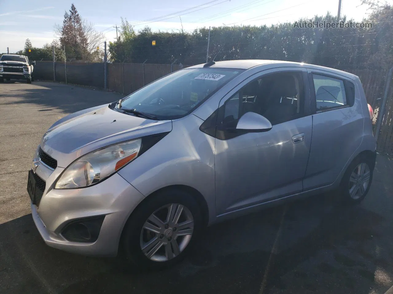 2013 Chevrolet Spark 1lt Gray vin: KL8CD6S96DC583560