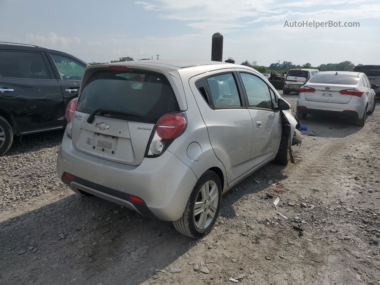 2013 Chevrolet Spark 1lt Серебряный vin: KL8CD6S96DC626052