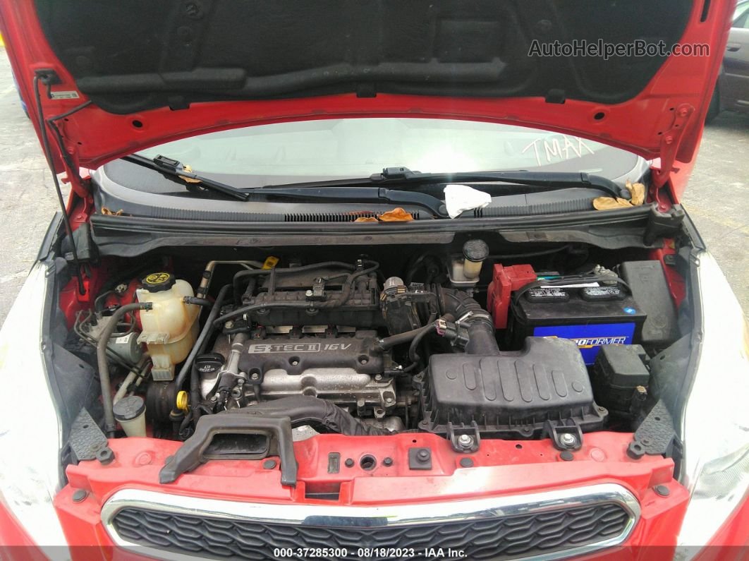 2015 Chevrolet Spark Lt Red vin: KL8CD6S96FC723920