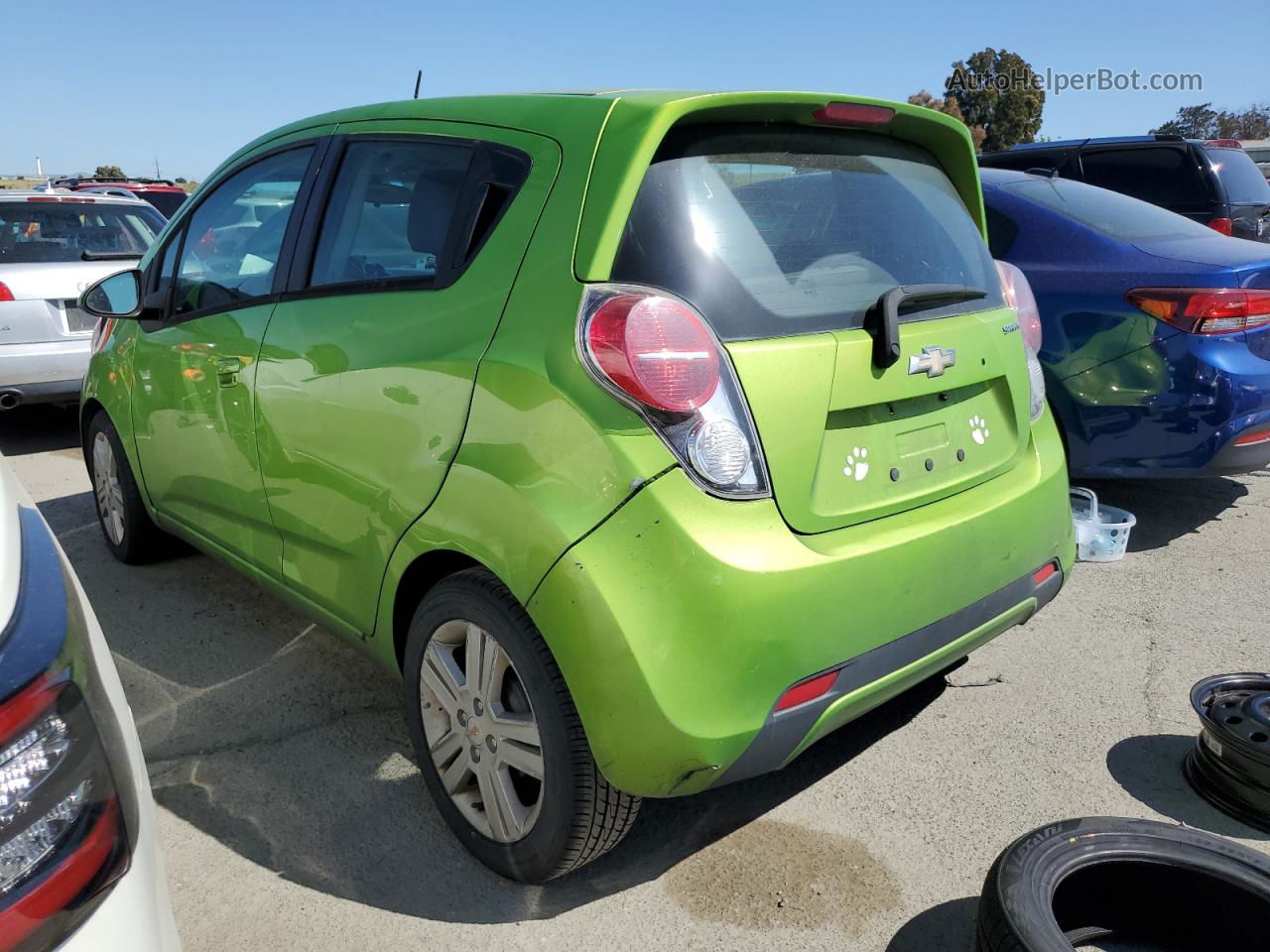 2015 Chevrolet Spark 1lt Зеленый vin: KL8CD6S96FC752138