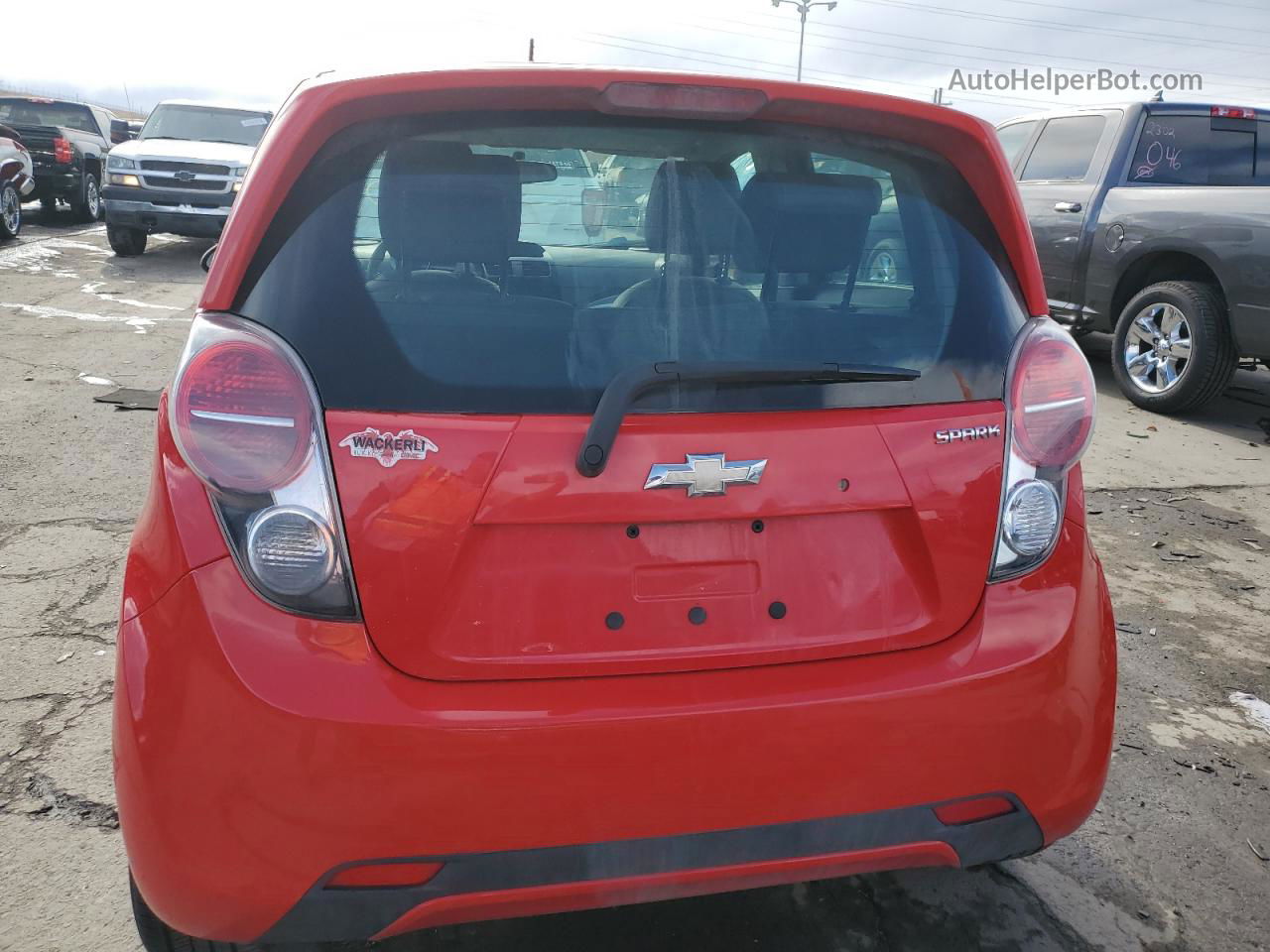 2013 Chevrolet Spark 1lt Красный vin: KL8CD6S97DC512769