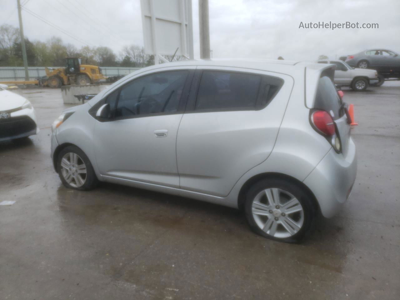 2013 Chevrolet Spark 1lt Silver vin: KL8CD6S97DC557307