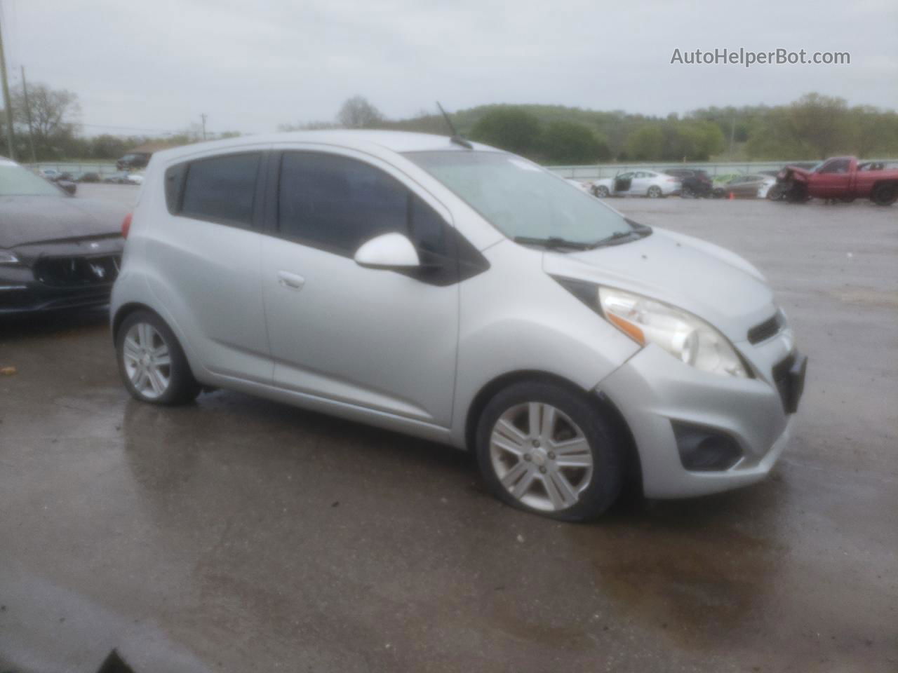 2013 Chevrolet Spark 1lt Silver vin: KL8CD6S97DC557307