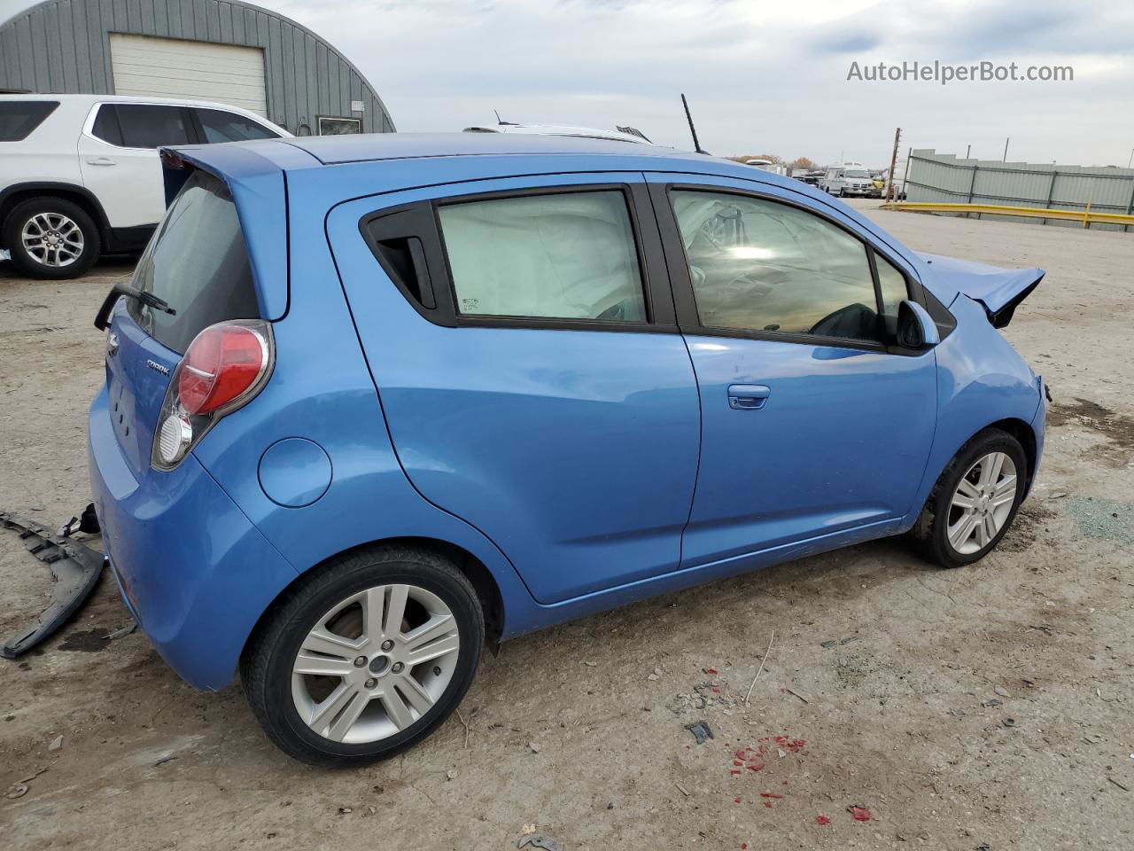 2015 Chevrolet Spark 1lt Blue vin: KL8CD6S97FC717608