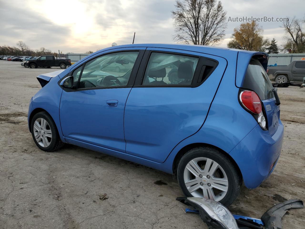 2015 Chevrolet Spark 1lt Blue vin: KL8CD6S97FC717608