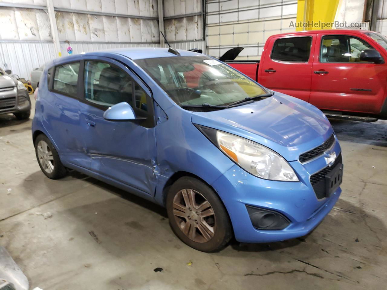 2015 Chevrolet Spark 1lt Blue vin: KL8CD6S97FC720167