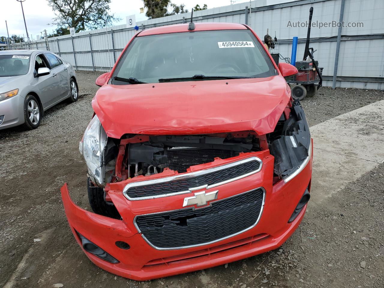 2015 Chevrolet Spark 1lt Red vin: KL8CD6S97FC722307