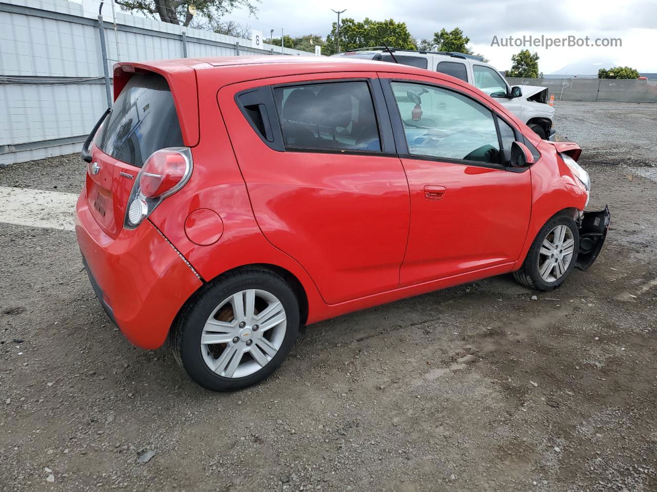 2015 Chevrolet Spark 1lt Red vin: KL8CD6S97FC722307