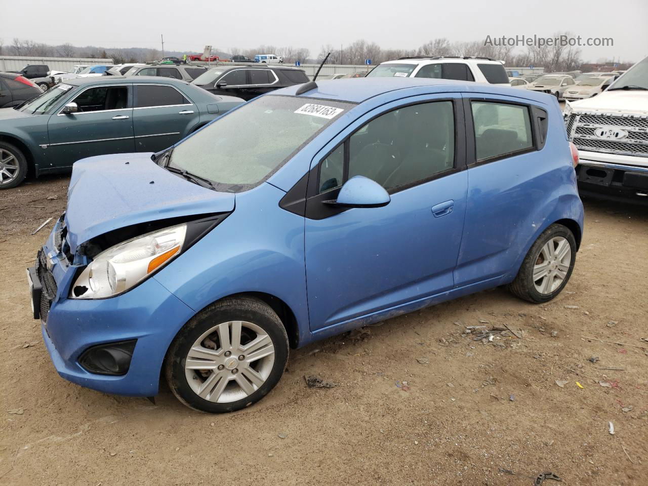 2015 Chevrolet Spark 1lt Синий vin: KL8CD6S97FC730889