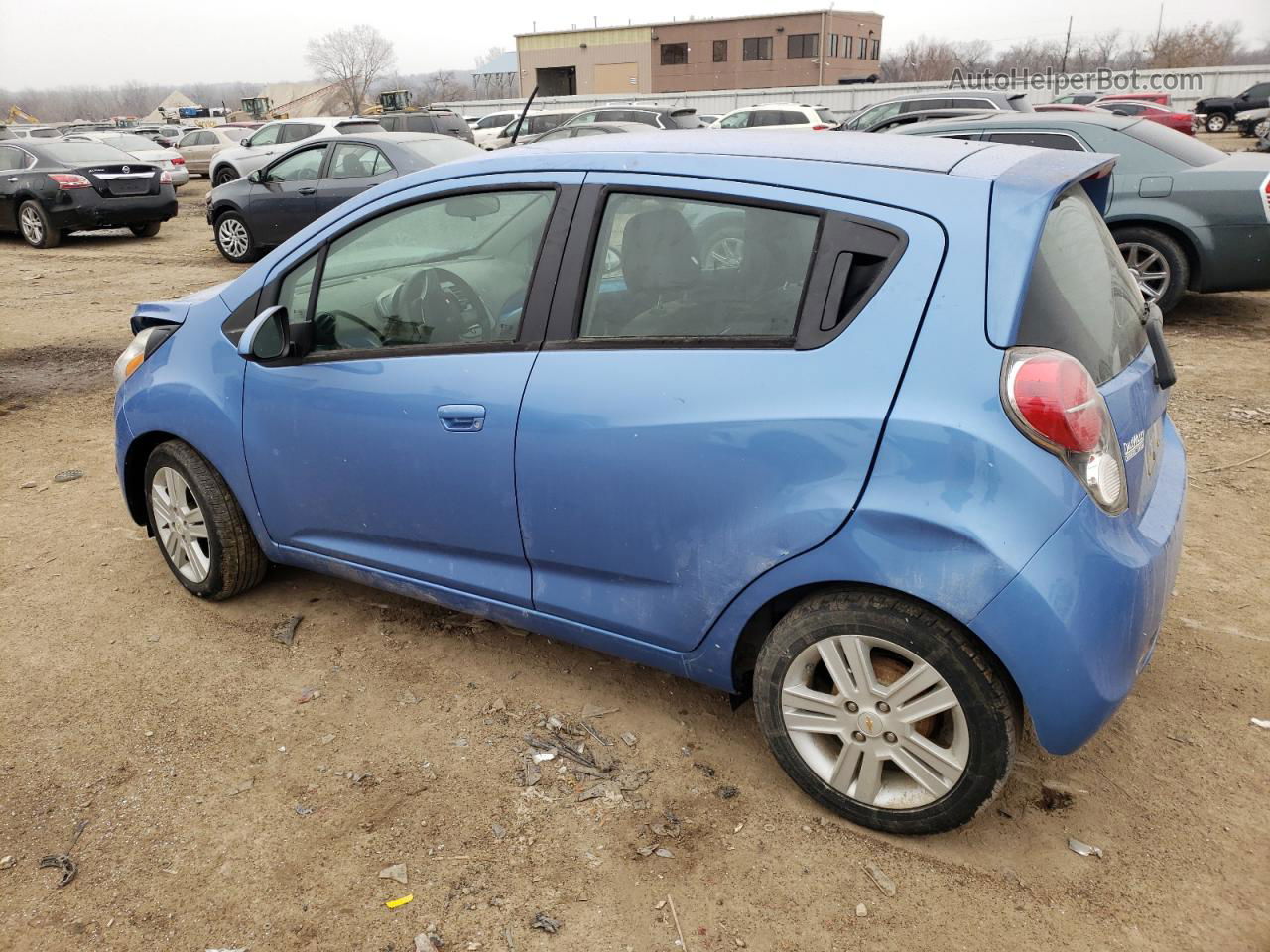 2015 Chevrolet Spark 1lt Blue vin: KL8CD6S97FC730889