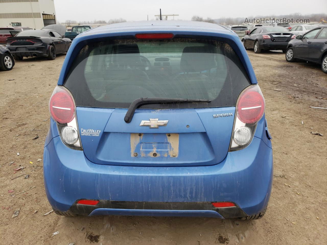 2015 Chevrolet Spark 1lt Blue vin: KL8CD6S97FC730889