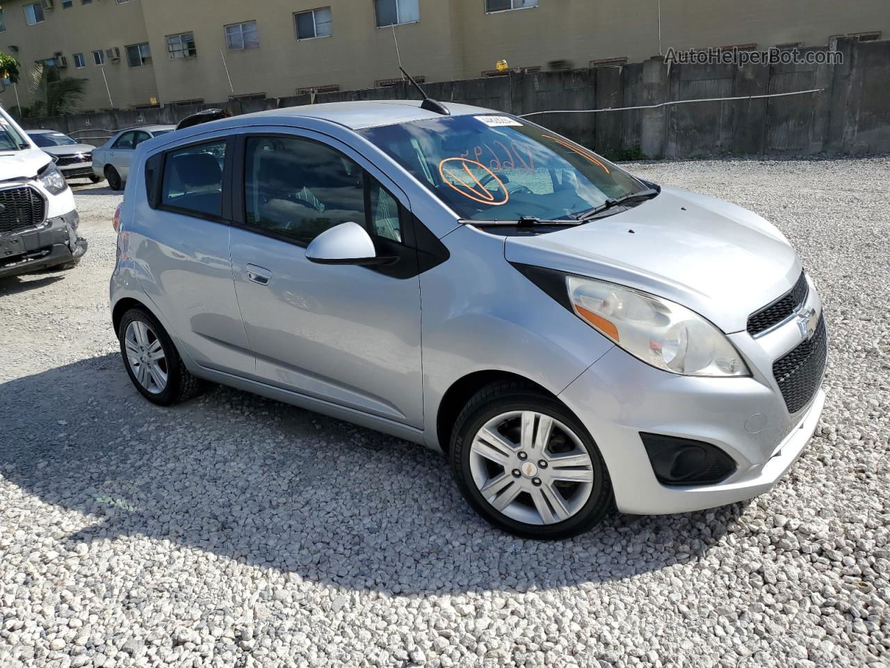 2015 Chevrolet Spark 1lt Silver vin: KL8CD6S97FC735722