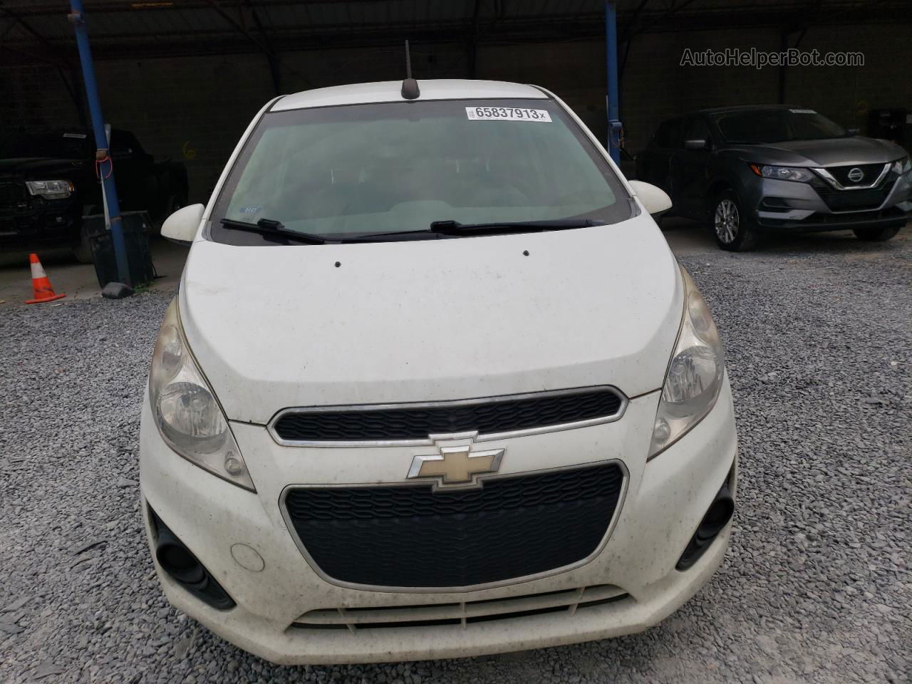 2015 Chevrolet Spark 1lt White vin: KL8CD6S97FC736160