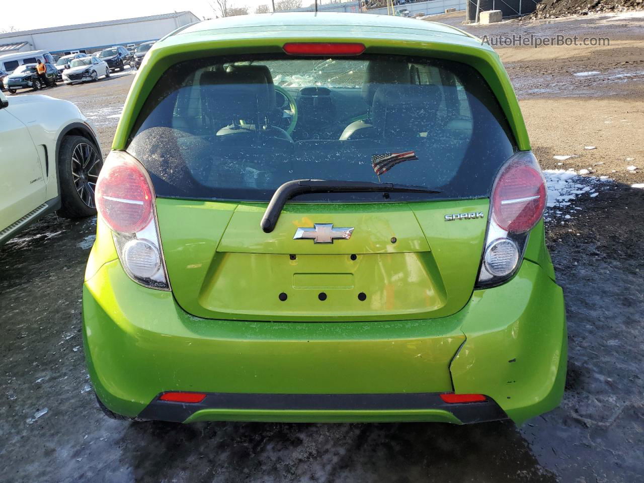 2015 Chevrolet Spark 1lt Green vin: KL8CD6S97FC740757