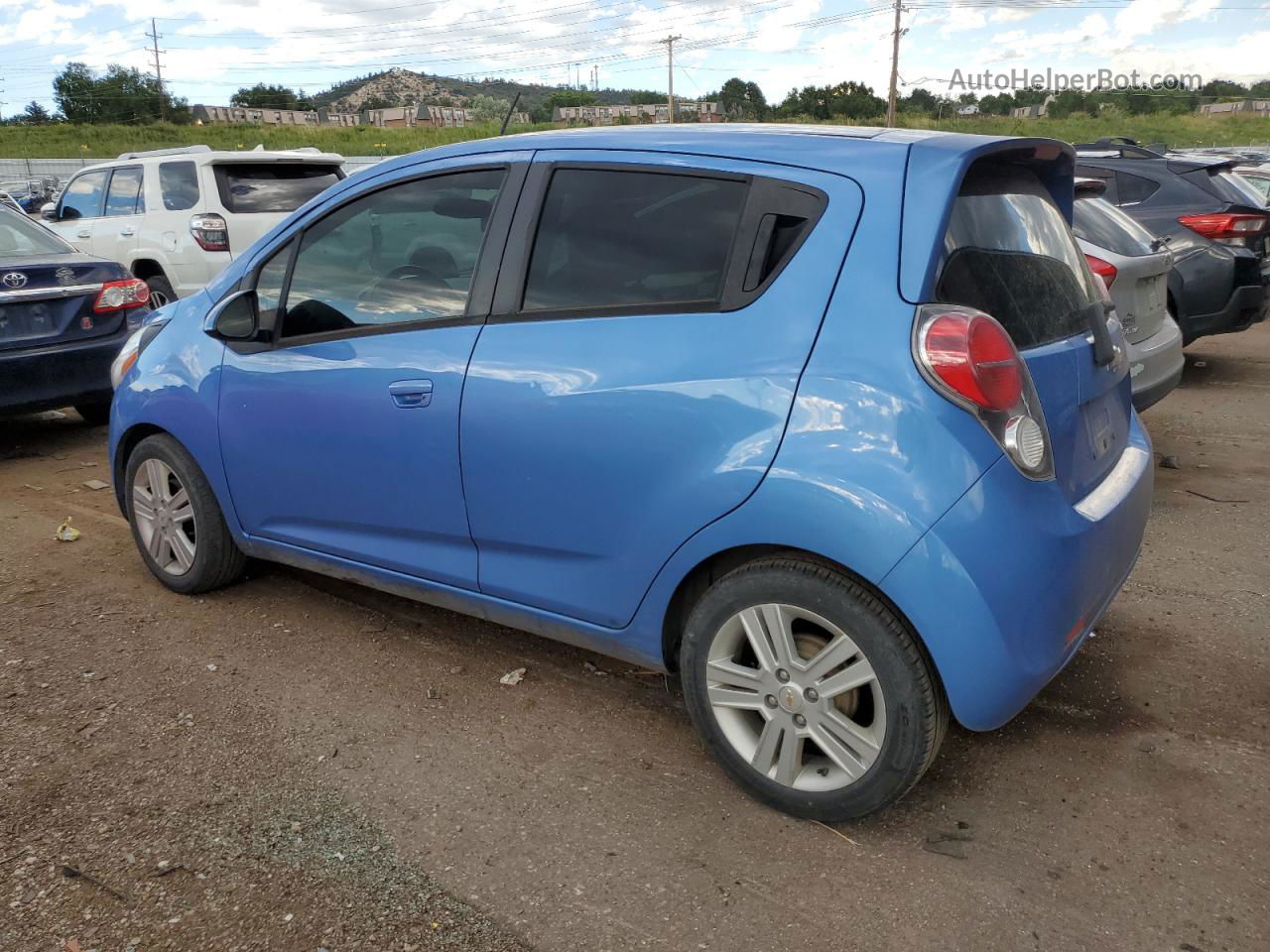 2015 Chevrolet Spark 1lt Blue vin: KL8CD6S97FC742265