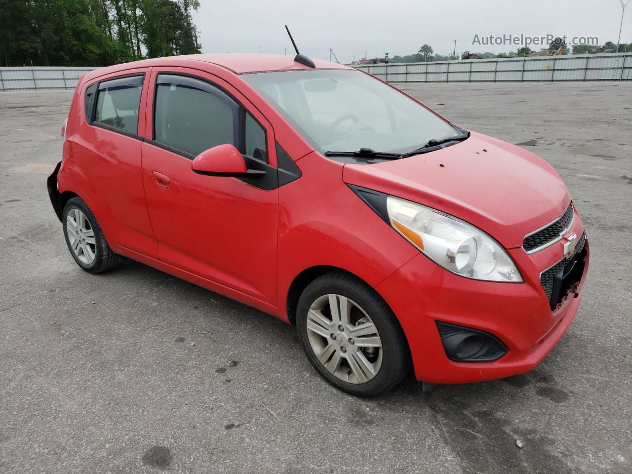 2015 Chevrolet Spark 1lt Red vin: KL8CD6S97FC746834