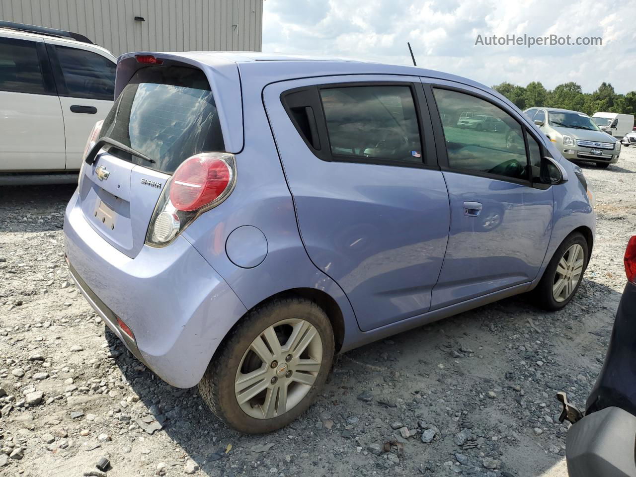 2015 Chevrolet Spark 1lt Blue vin: KL8CD6S97FC784158