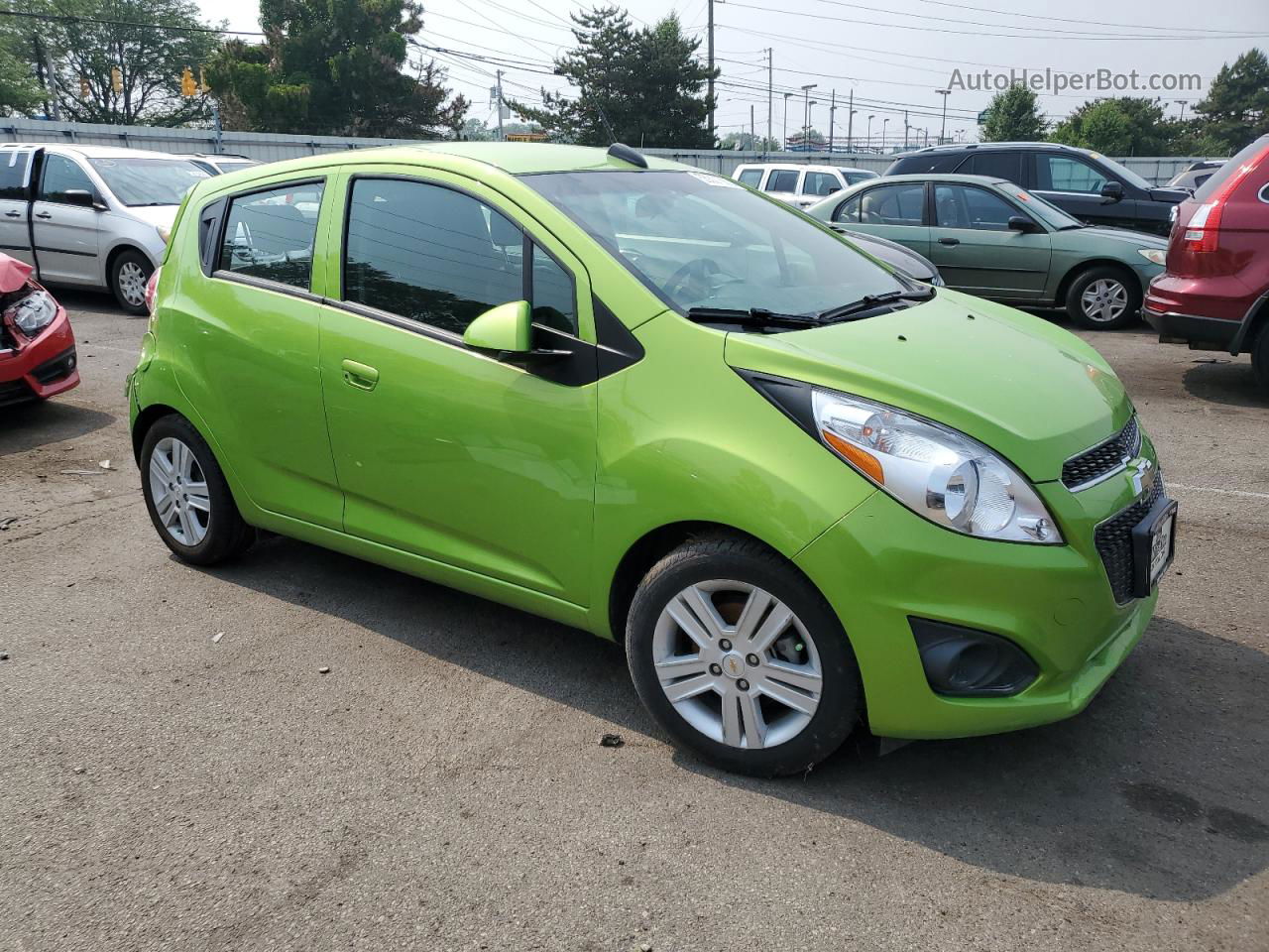 2015 Chevrolet Spark 1lt Green vin: KL8CD6S97FC798626