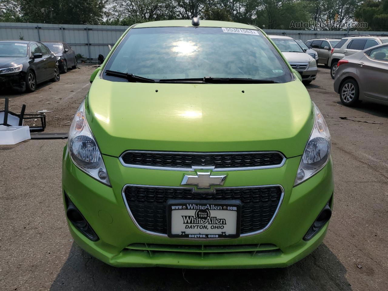 2015 Chevrolet Spark 1lt Green vin: KL8CD6S97FC798626