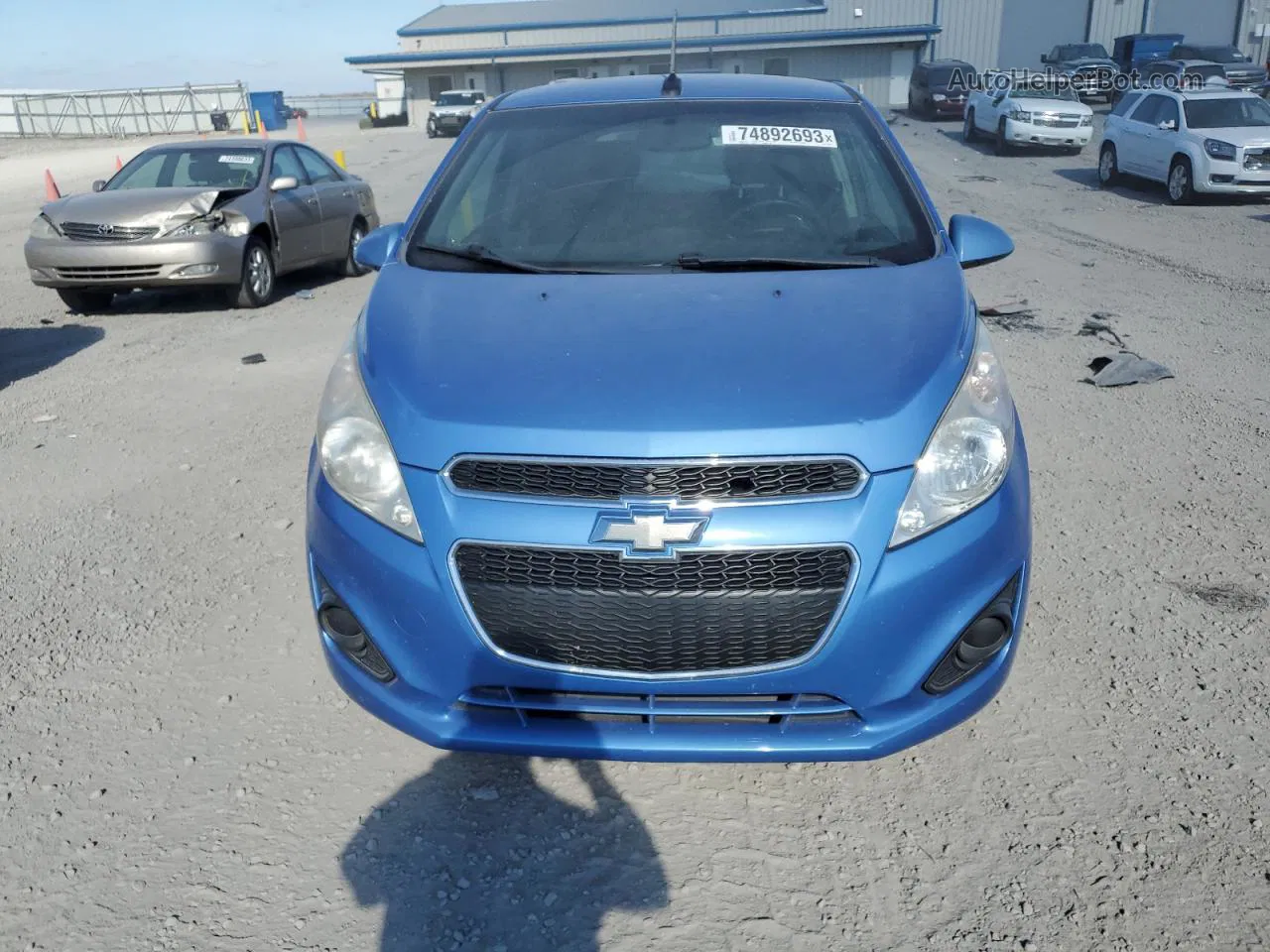 2013 Chevrolet Spark 1lt Blue vin: KL8CD6S98DC524705