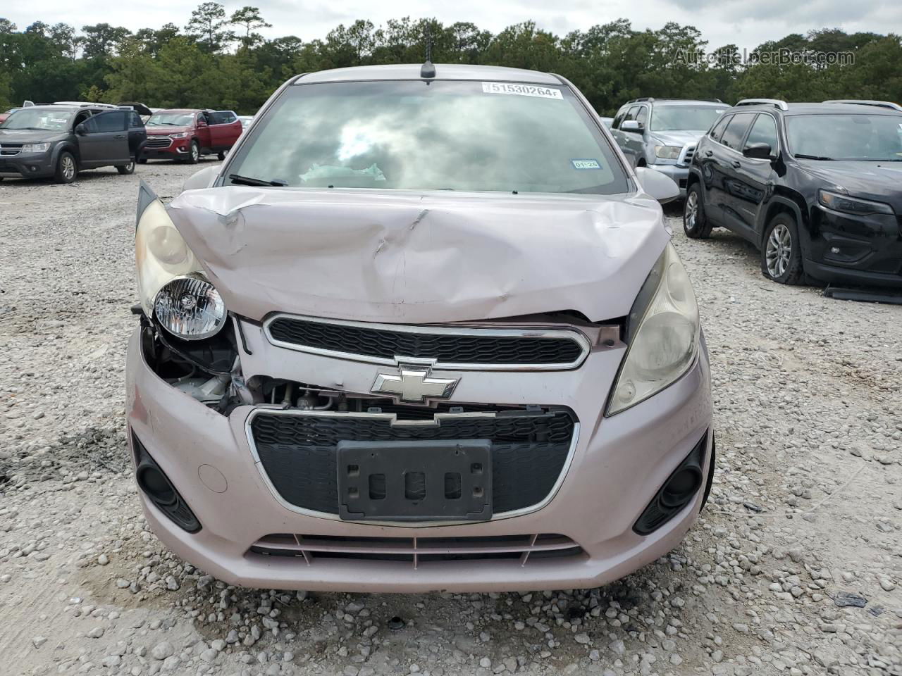 2013 Chevrolet Spark 1lt Pink vin: KL8CD6S98DC603954