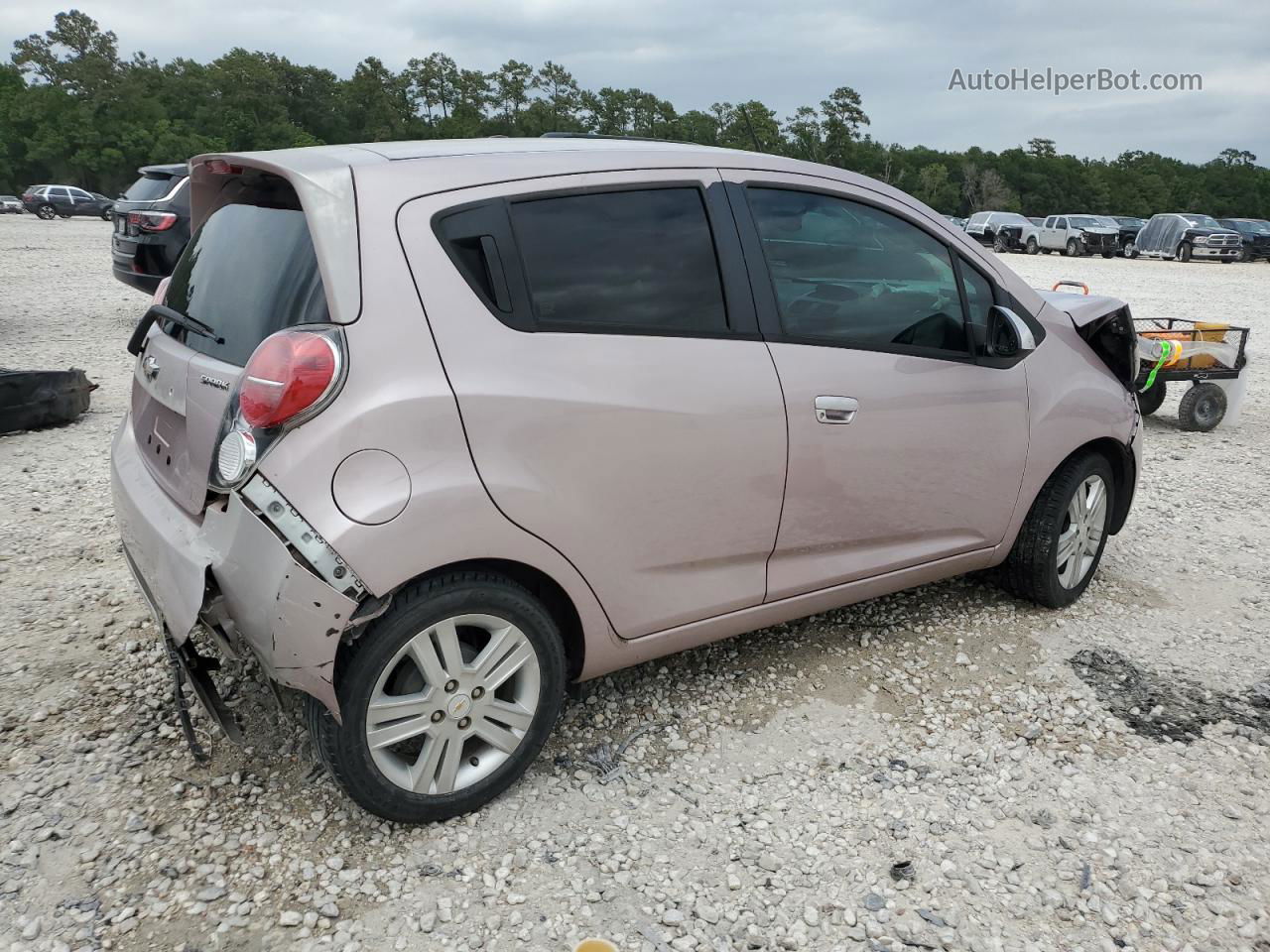 2013 Chevrolet Spark 1lt Pink vin: KL8CD6S98DC603954