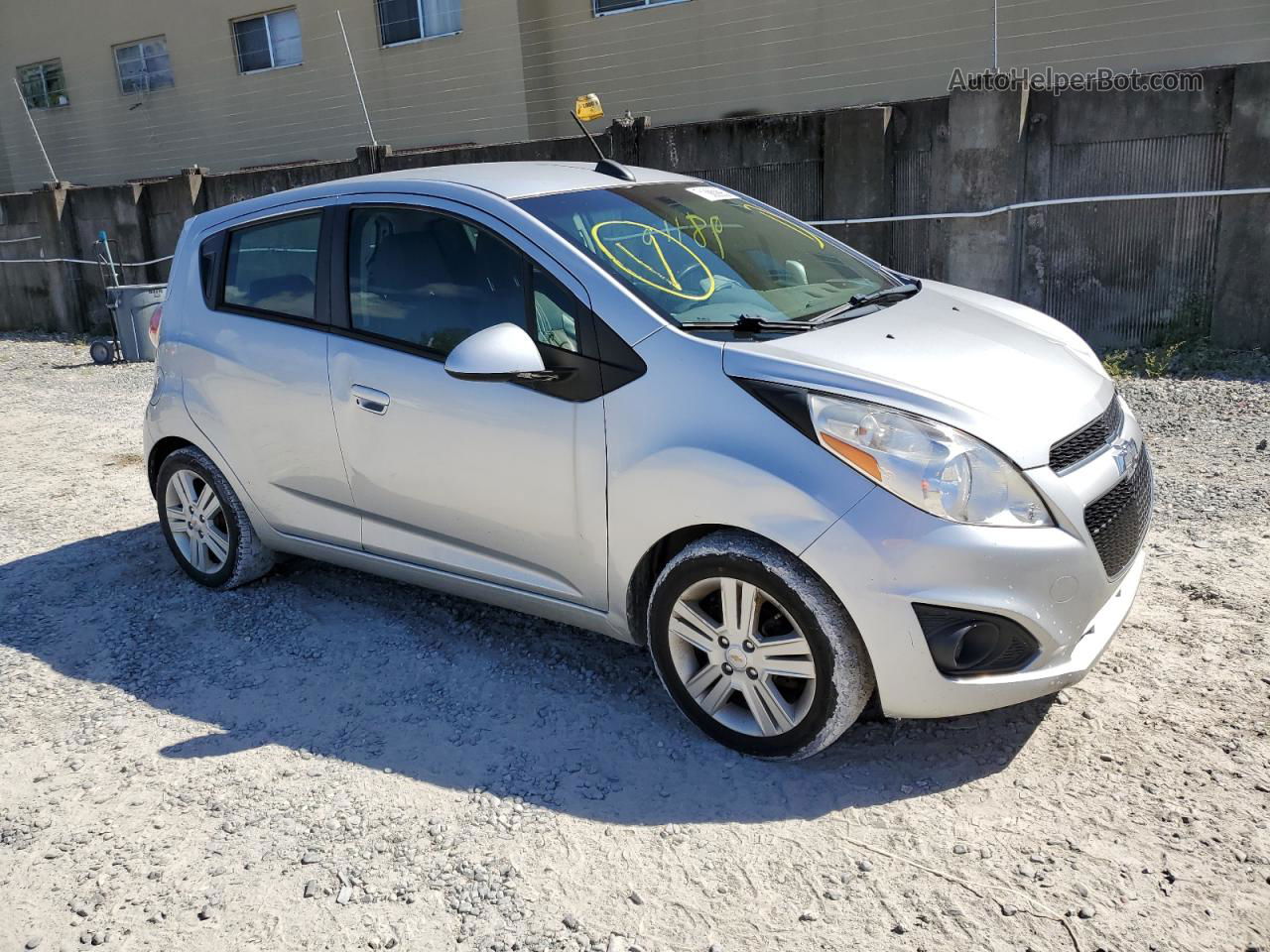 2015 Chevrolet Spark 1lt Silver vin: KL8CD6S98FC724308