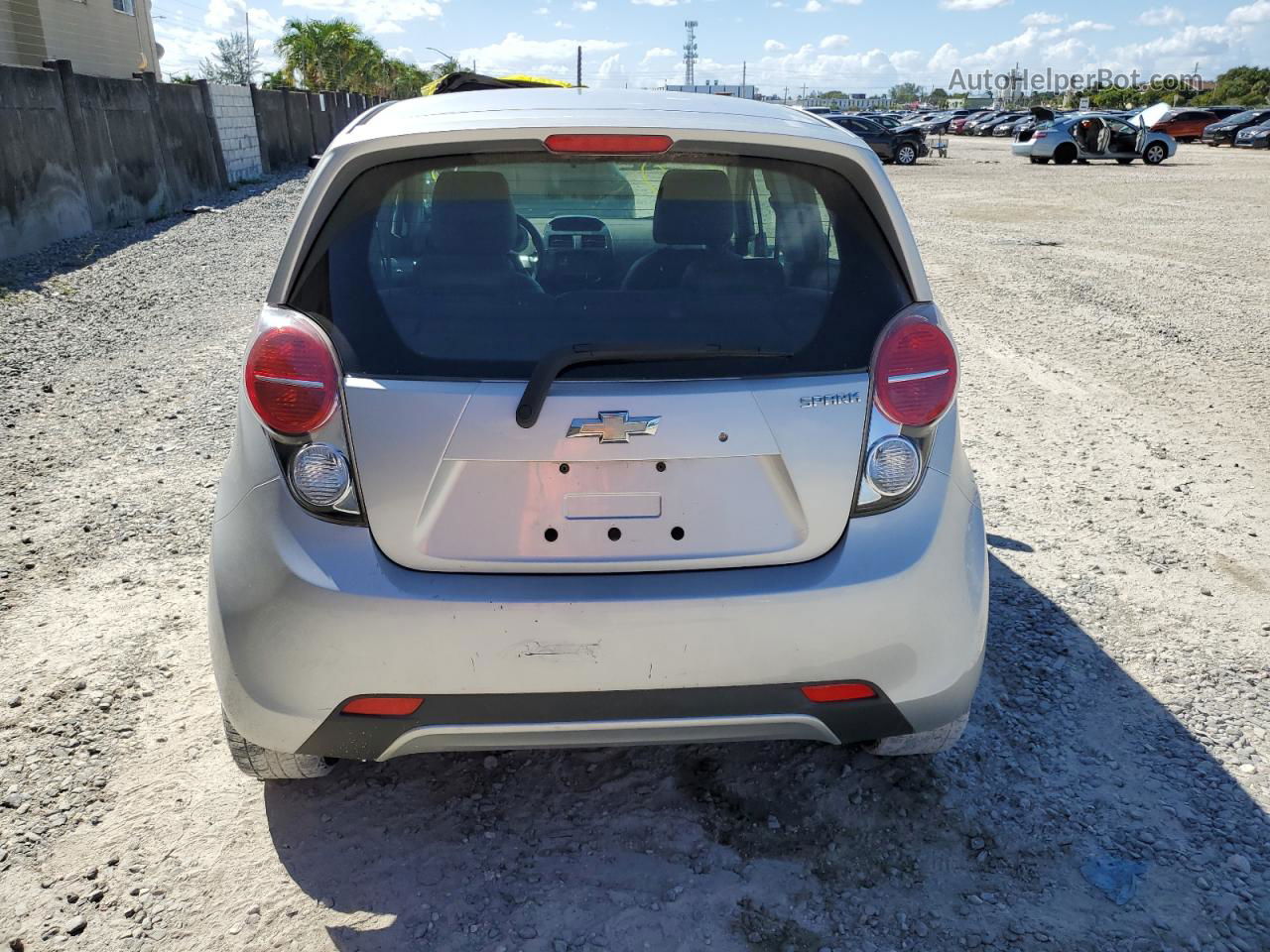 2015 Chevrolet Spark 1lt Silver vin: KL8CD6S98FC724308