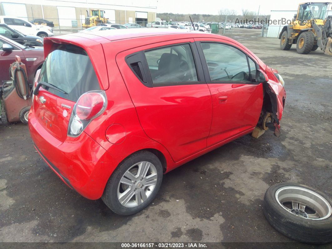 2015 Chevrolet Spark Lt Red vin: KL8CD6S98FC732716