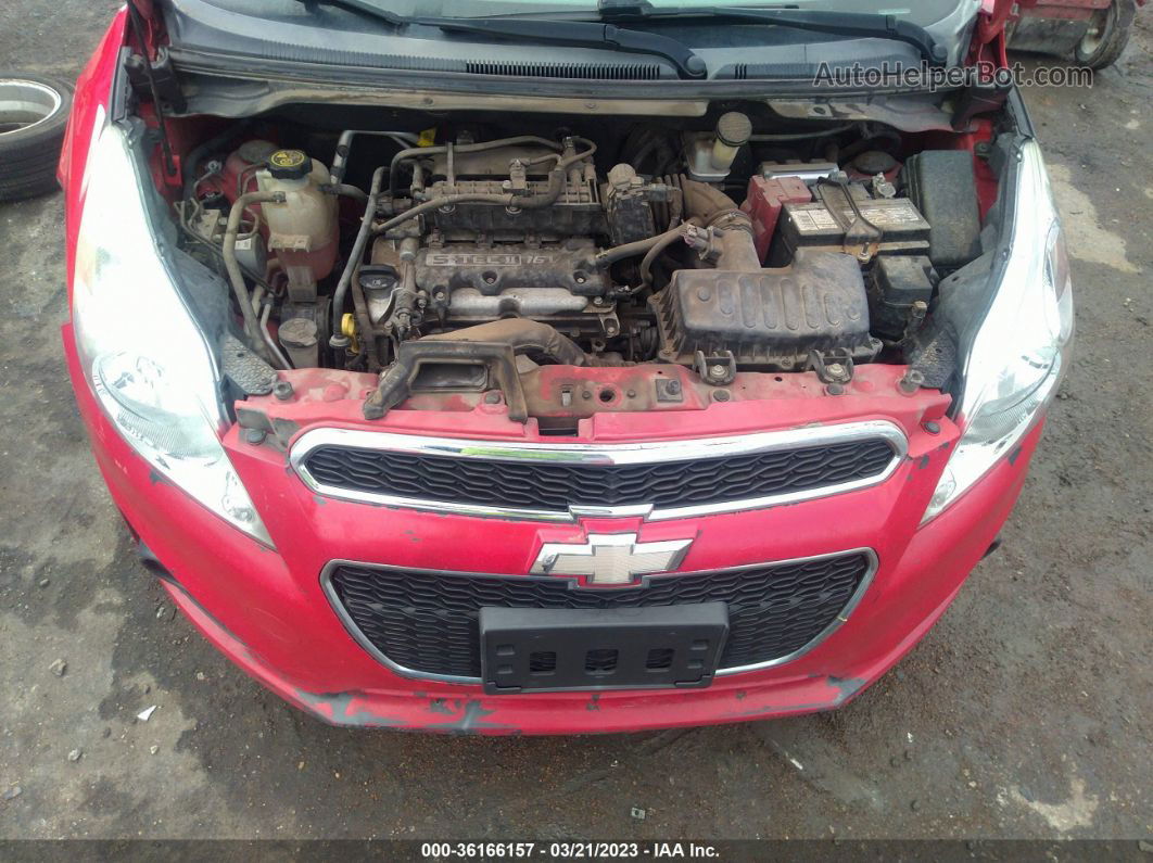 2015 Chevrolet Spark Lt Red vin: KL8CD6S98FC732716
