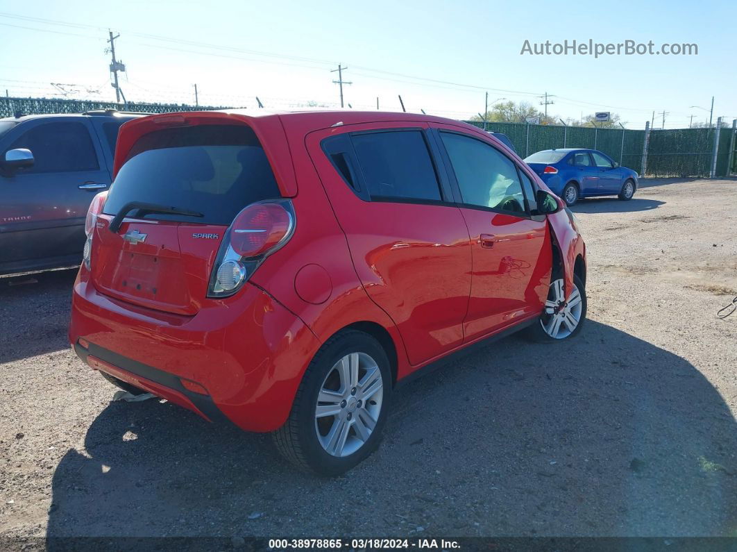 2015 Chevrolet Spark 1lt Cvt Red vin: KL8CD6S98FC737799