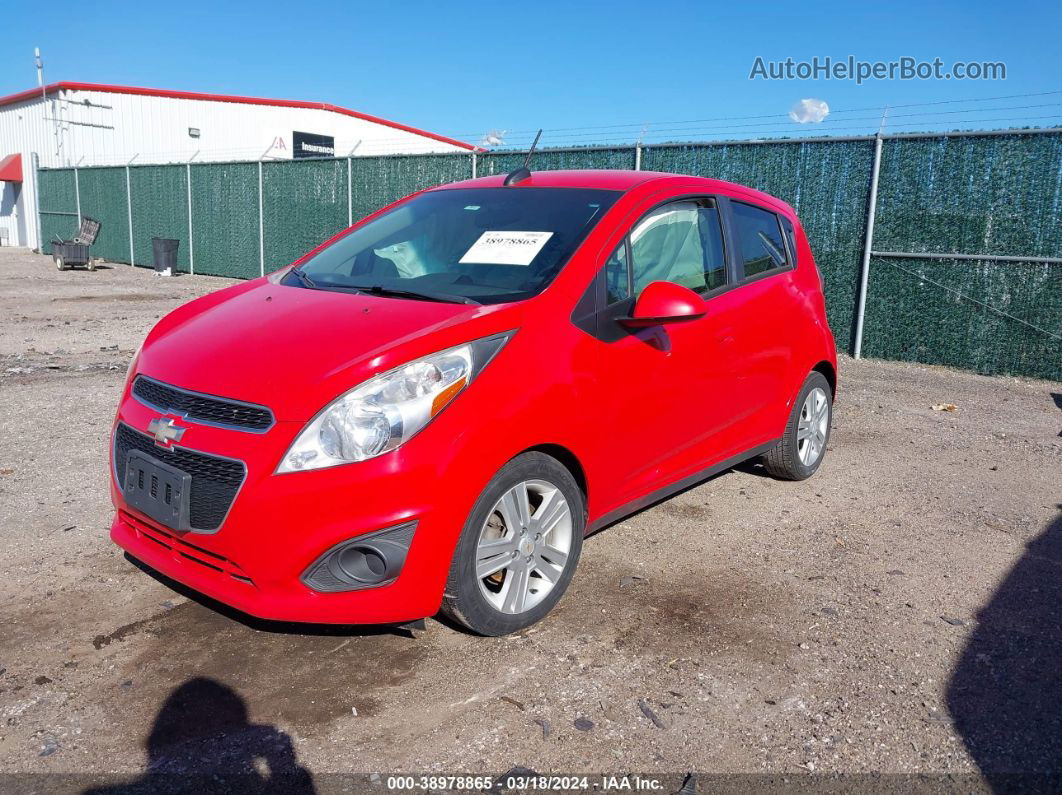 2015 Chevrolet Spark 1lt Cvt Red vin: KL8CD6S98FC737799