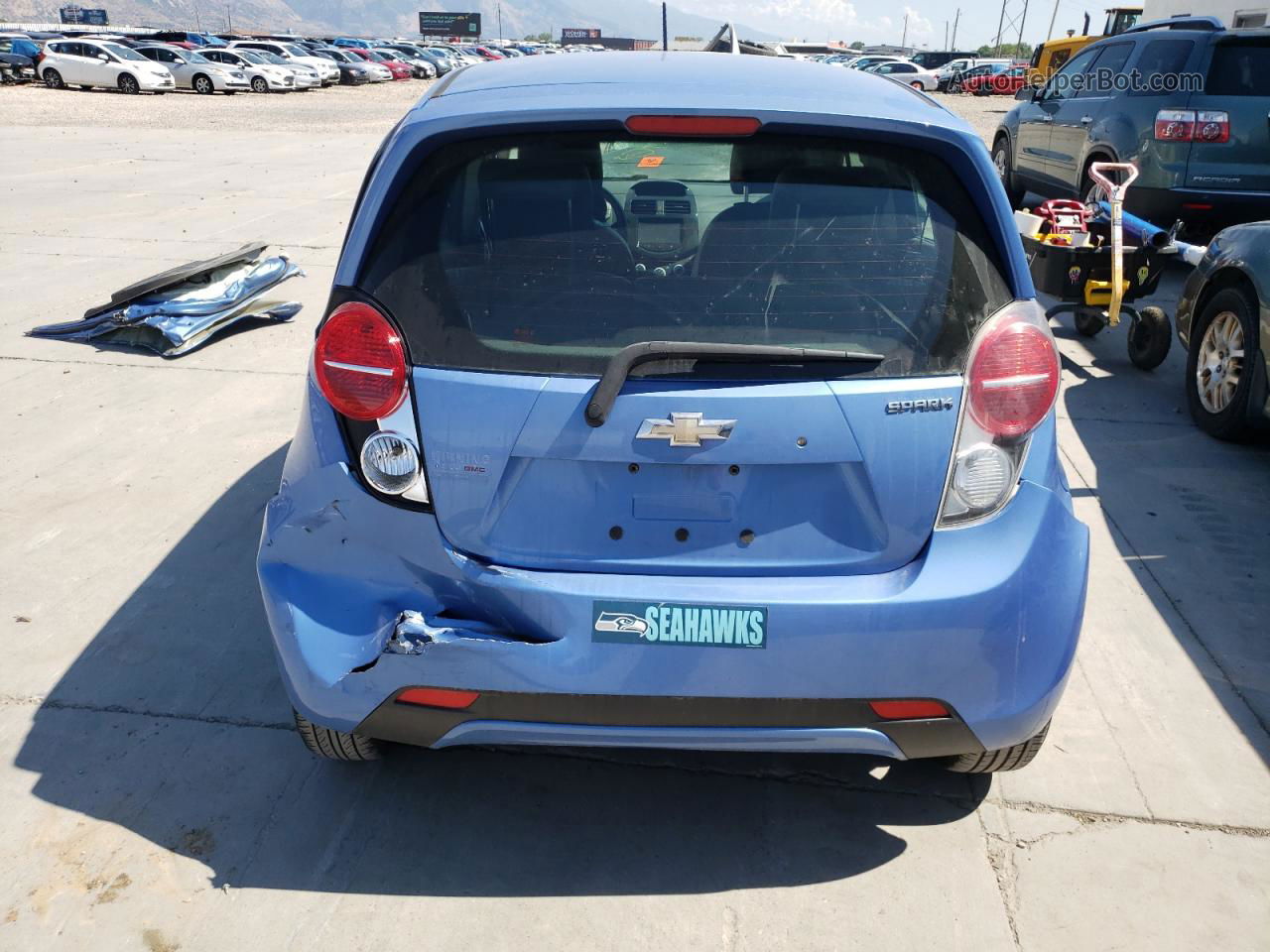 2015 Chevrolet Spark 1lt Blue vin: KL8CD6S98FC739262