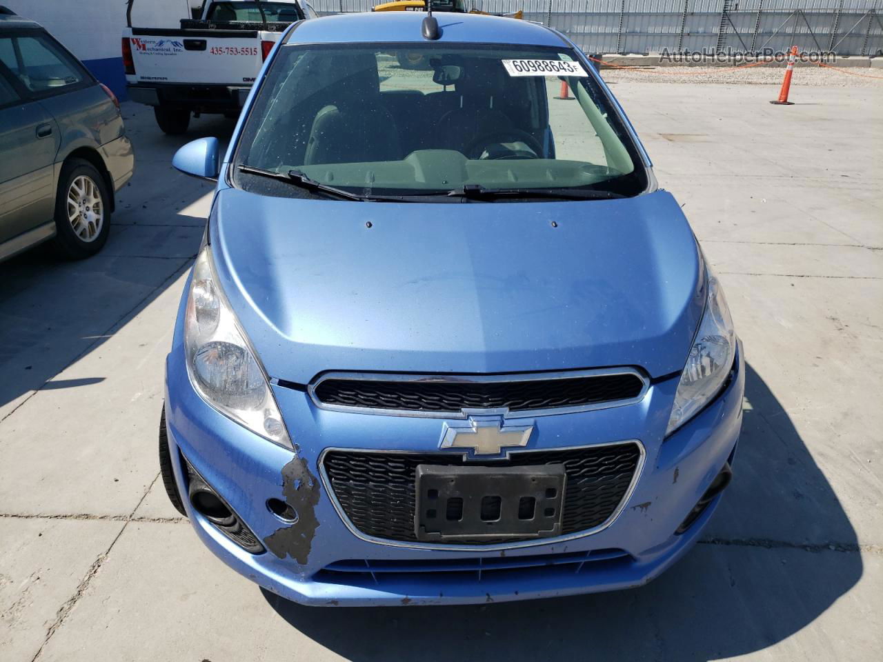 2015 Chevrolet Spark 1lt Blue vin: KL8CD6S98FC739262