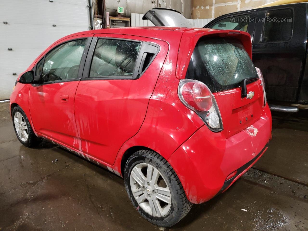 2015 Chevrolet Spark 1lt Red vin: KL8CD6S98FC742940