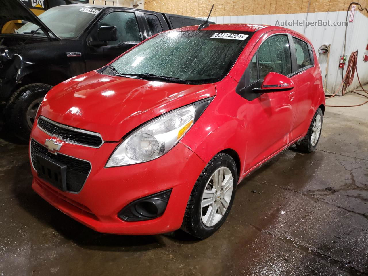 2015 Chevrolet Spark 1lt Red vin: KL8CD6S98FC742940