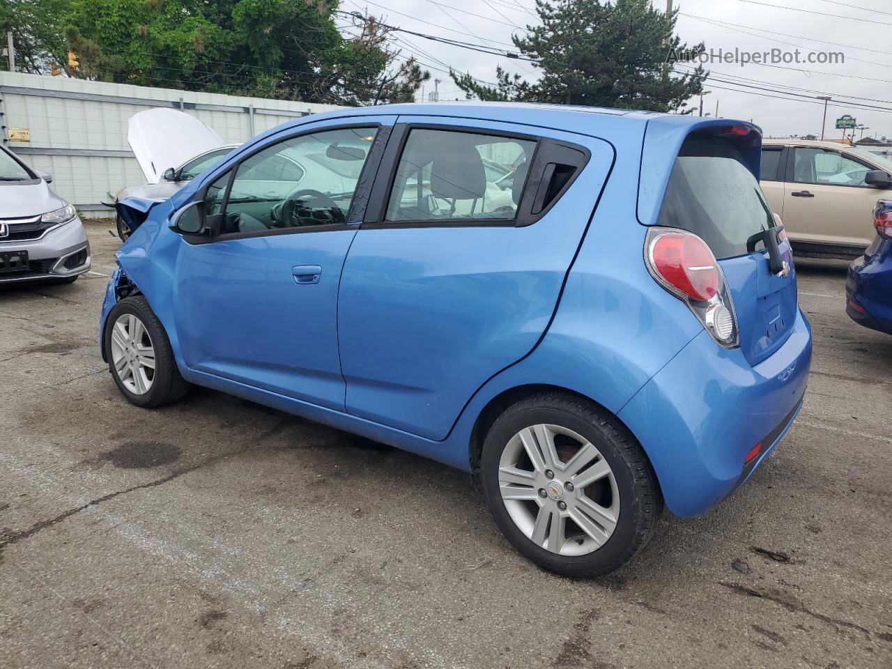 2015 Chevrolet Spark 1lt Blue vin: KL8CD6S98FC751864