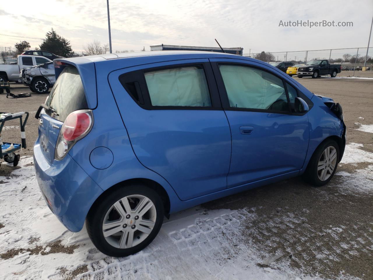 2015 Chevrolet Spark 1lt Blue vin: KL8CD6S98FC761374