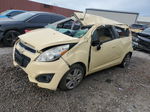2013 Chevrolet Spark 1lt Yellow vin: KL8CD6S99DC600156