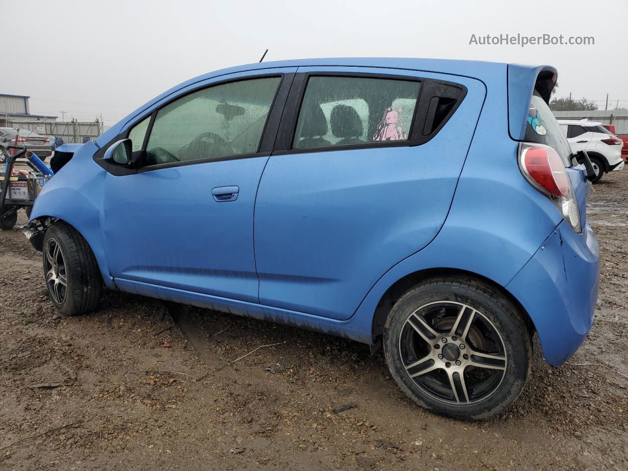 2013 Chevrolet Spark 1lt Blue vin: KL8CD6S99DC605082