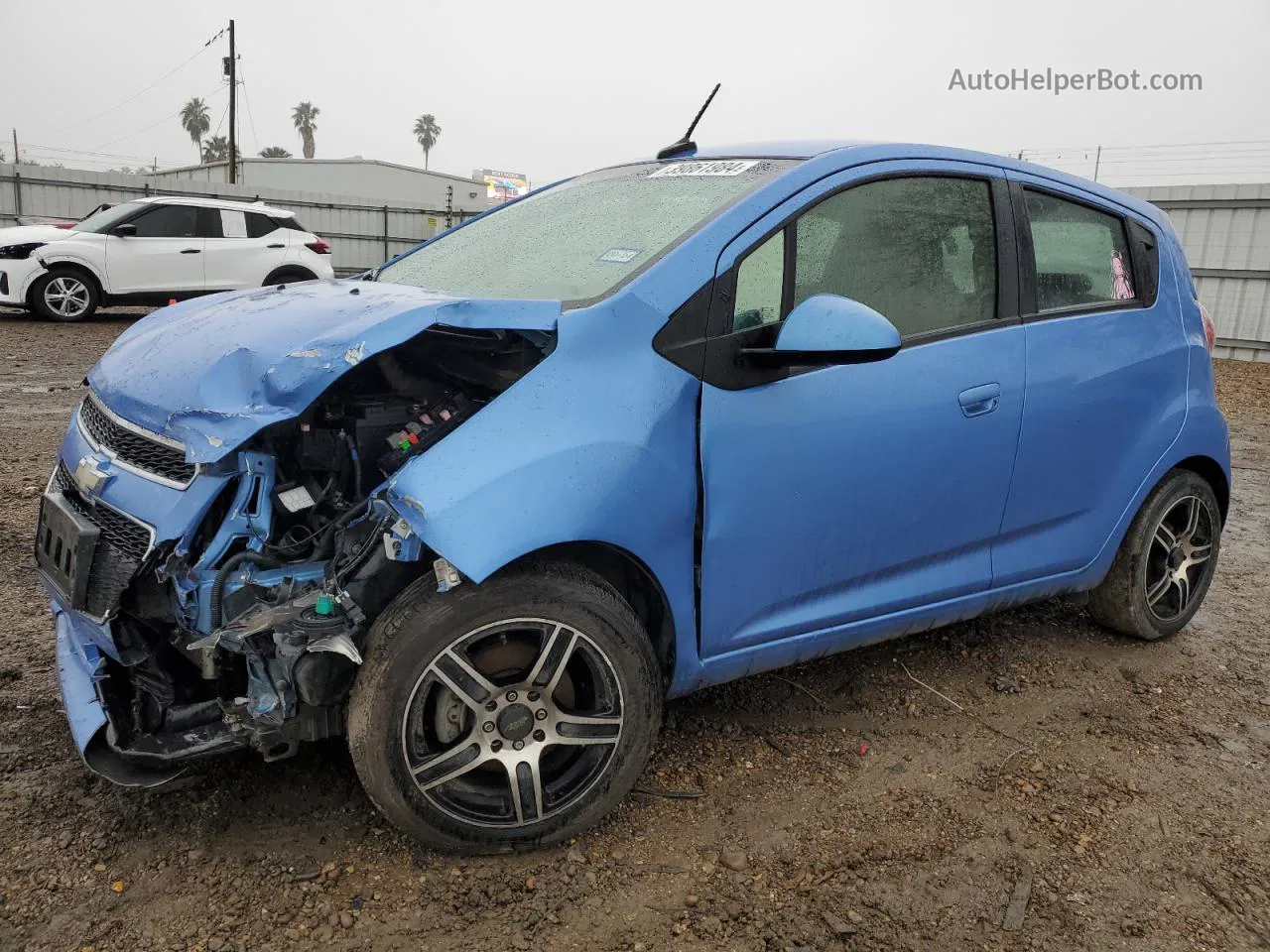 2013 Chevrolet Spark 1lt Blue vin: KL8CD6S99DC605082