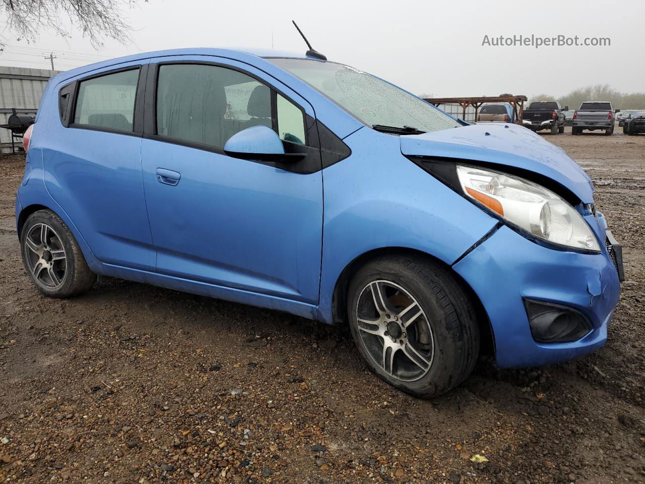 2013 Chevrolet Spark 1lt Blue vin: KL8CD6S99DC605082