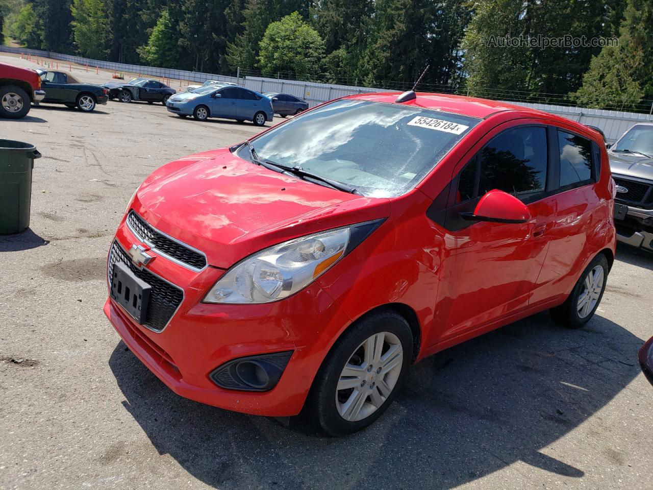 2015 Chevrolet Spark 1lt Красный vin: KL8CD6S99FC721790